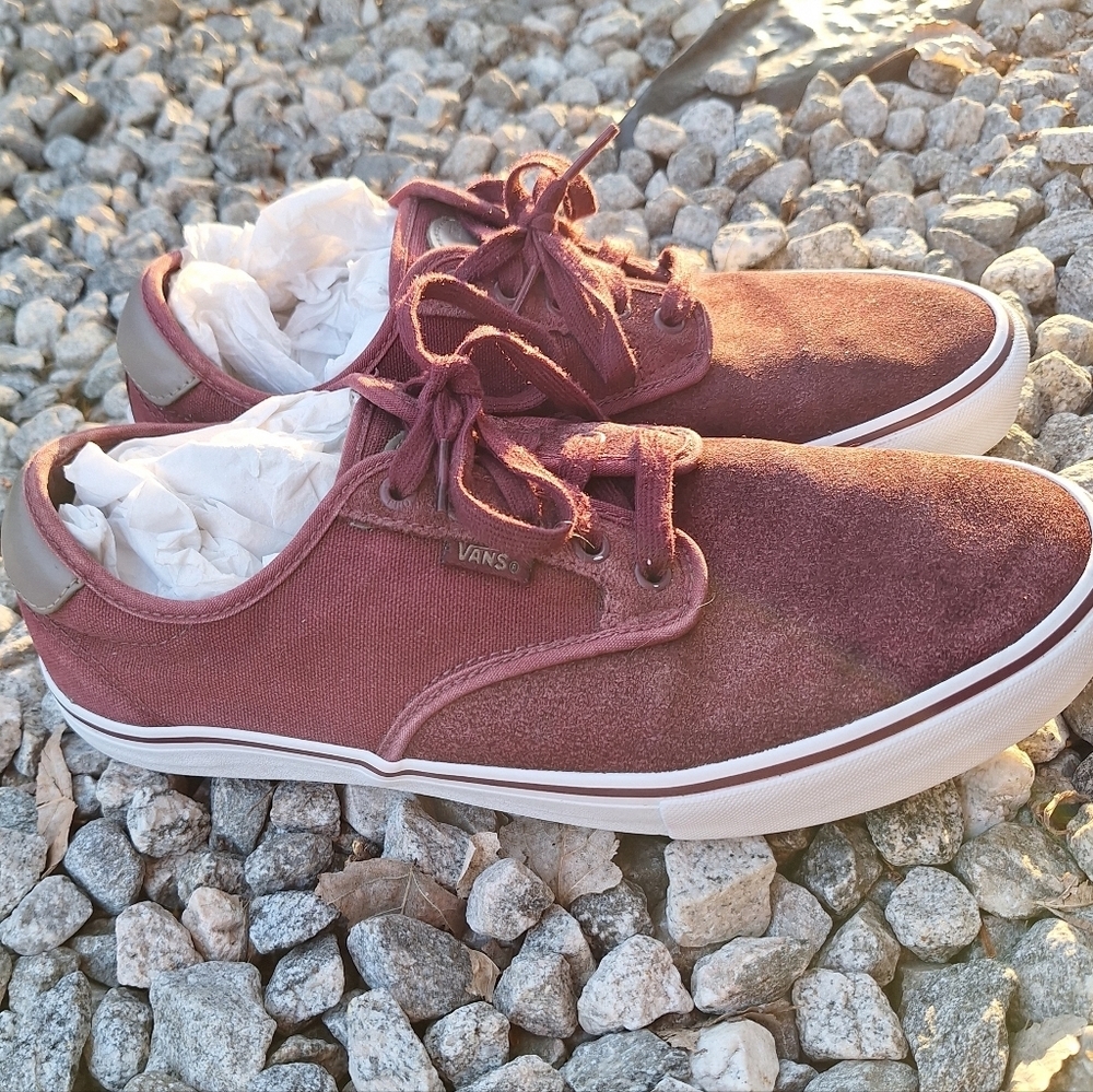 Vans Chima Ferguson Pro Port Royale burgundy suede 10.5 - Picture 3 of 10